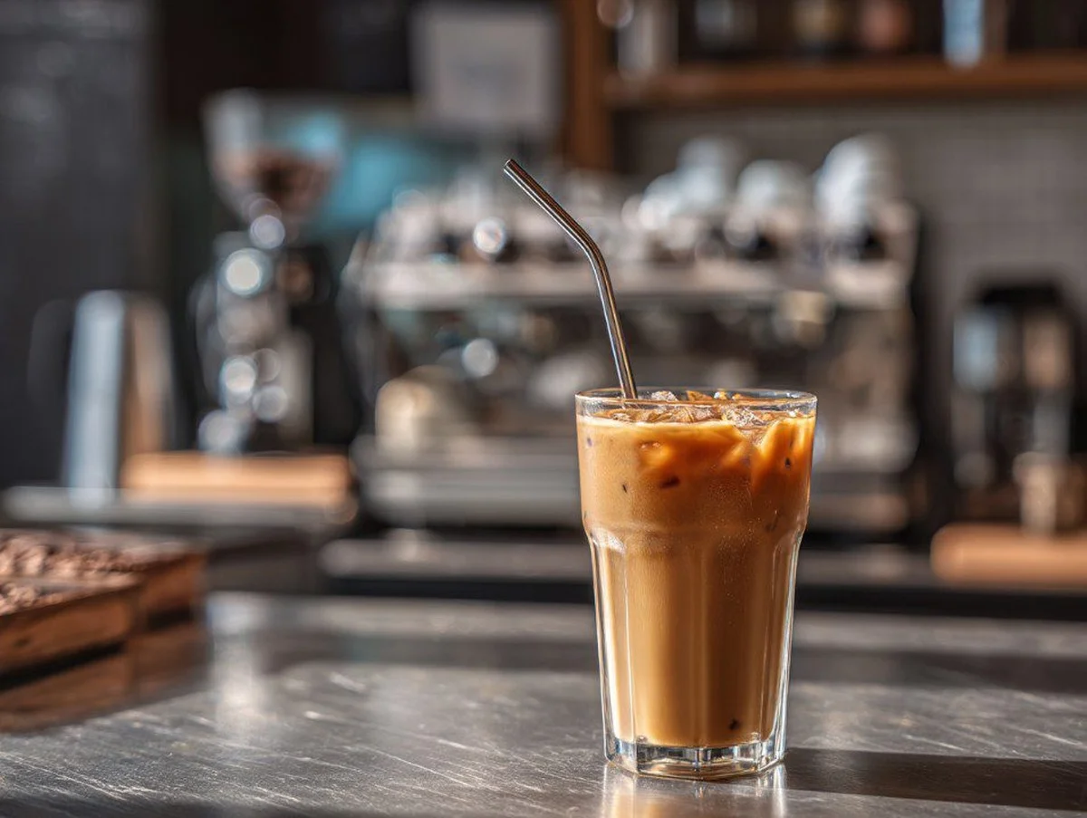 Ledová káva bez změti? Střihněte brčko na polovinu a zjistíte genialitu