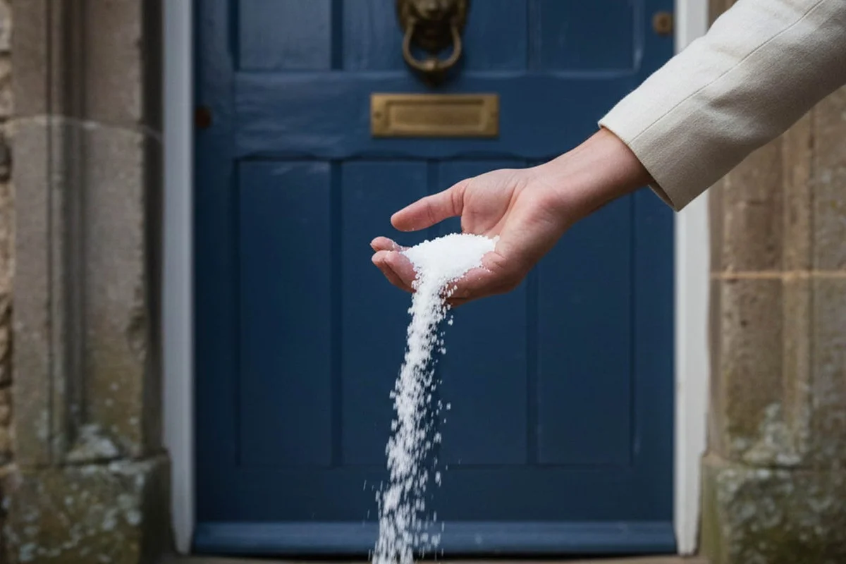 Sůl na zápraští: Levnější řešení než drahé rozhlady na chodníku