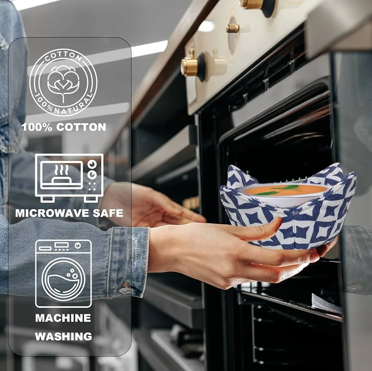 Vatový tampon a ocet do mikrovlnné trouby: jak ji vyčistit bez větru chemikálií - image 1