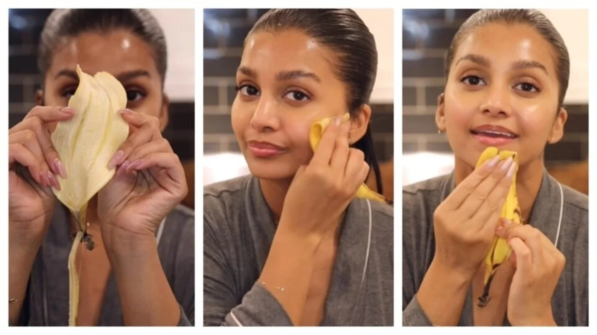 Banánová slupka na kožu se vytírá jako zázrak. Dermatolozi to vědí