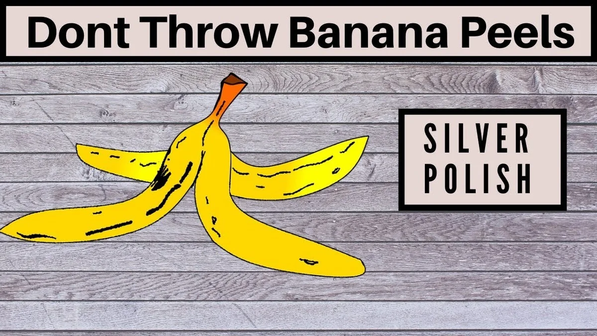 Banánová slupka na stříbro? Fenomenální způsob, jak vrátit lesk bez chemie