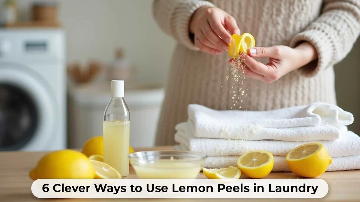 Citronová kůra v pračce? Třeba to znáte, ale tahle věc vás překvapí