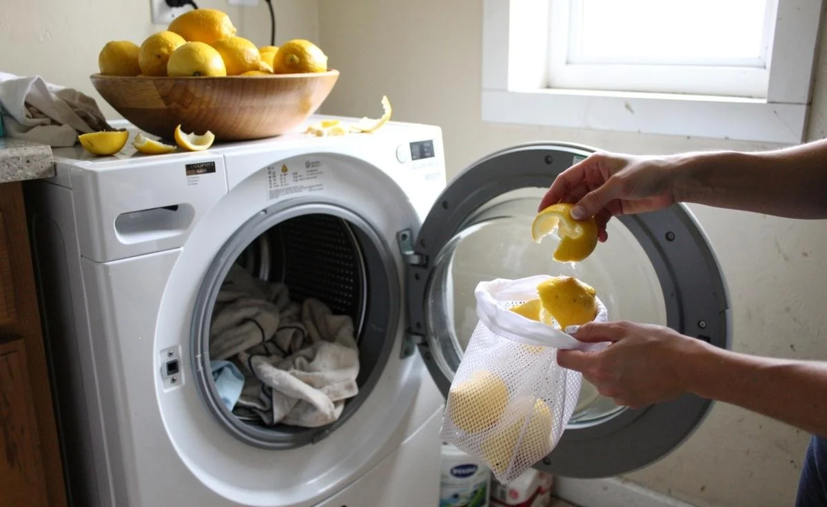 Citrónová slupka do pračky – trik, kterým se řeší špína bez chemie - image 1