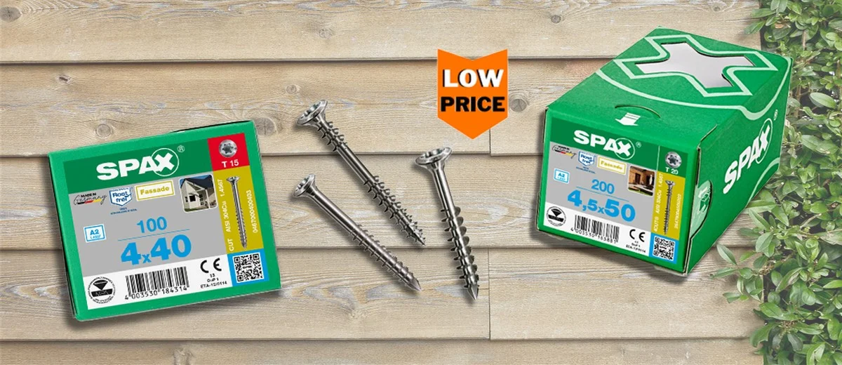 Tesaři vám říkají: nikdy nekupujte levné vruty na fasádu